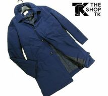 ◆E268 新品 タケオキクチ THE SHOP TK 中綿 ステンカラーコート 【 XL 】ネイビー　マシンウォッシャブル 撥水 保温中綿_画像1