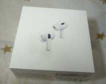 【未開封品/購入時期不明です】Apple AirPodsPro 第2世代 MagSafe充電ケース（USB-C）MTJV3J/A 保証期間20241212◆80321_画像1