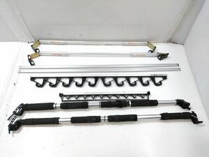 ♪CAR MATE ROD HOLDER DEZA カーメイト ロッドホルダー 10本掛け 釣り竿 ブラックバス 海釣り E121201H @160♪