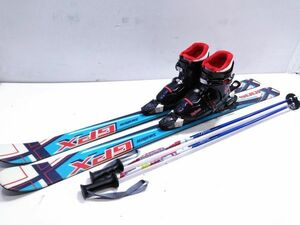 ブーツ付き4点セット swallow GPX 100S 130cm / SALOMON TZ5 / Bighorn BJX Super 23.0cm ジュニアカービングスキー [12-105ES] @140