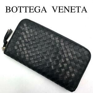 BOTTEGA VENETA ボッテガヴェネタ 長財布 イントレチャート 総柄