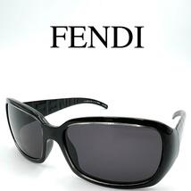 希少 FENDI フェンディ サングラス FS350 サイドロゴ ケース付き_画像1
