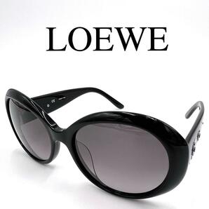 LOEWE ロエベ サングラス SLW783G ラインストーン ケース付きの画像1