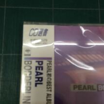 貴重品 廃盤 未開封新品 デッドストック Q盤 CD選書 PEARL BORDERLINE パール ボーダーライン SRCL3971 ソニーミュージック BEST ヒビあり_画像10