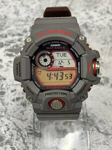 カシオ G-SHOCK GW-9400KJ-8JR レンジマン レア物 稼働品 箱 説明書付き 稼働品