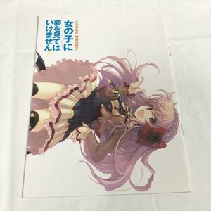 P47467 ◆女の子に夢を見てはいけません　とらのあな特典 小冊子 リーフレット