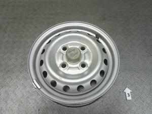 ホンダ純正 中古鉄ホイール キャップ付 12インチ 3.5J+44 PCD100mm4H ハブ径56mm