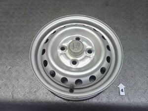 ホンダ純正 中古鉄ホイール キャップ付 12インチ 3.5J+44 PCD100mm4H ハブ径56mm