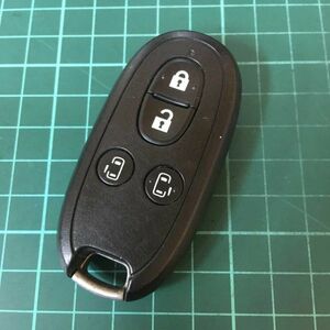 SU11931点灯なし スズキ 純正 007YUUL0212スマートキーレス パレット ソリオ ルークス等 MA15S 日産 スライド 4ボタン