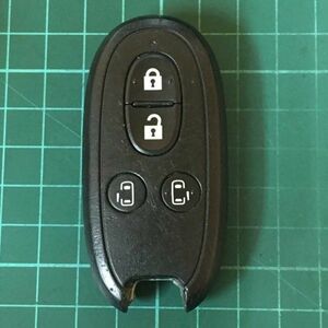 SU11892点灯 スズキ 純正 007YUUL0212スマートキーレス パレット ソリオ ルークス等 MA15S 日産 両側スライド 4ボタン