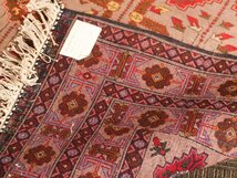 【流】アフガン絨毯 幅121×188cm KQ661_画像3
