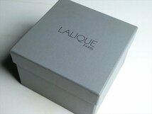 N6 LALIQUE ラリック クリスタル ダリア パウダーボックス 蓋物 小物入れ_画像7