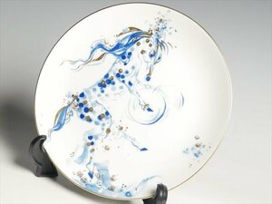 k756 Meissen マイセン 【シンバルを打ち鳴らす陽気な馬】 干支 イヤープレート 飾皿