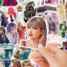Taylor Swift テイラースウィフト ステッカー 50枚セット PVC 防水 シール シンガー 歌手 アーティスト ポップ ポップス_画像9