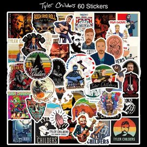 Tyler Childers タイラー チルダース ステッカー 60枚セット PVC 防水 シール カントリー シンガーソングライター 歌手 アーティスト