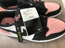 11912-k/ 新品未使用 NIKE AIR JORDAN 1 RETRO LOW OG black/bleached coral-white CZ0790-061 AJ1 LO ブリーチドコーラル ピンク_画像9