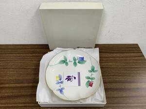 ☆12011 未使用 香蘭社/KORANSHA ローズガーデン 大皿 プレート 箱付き☆