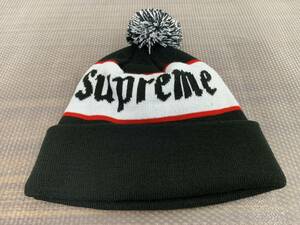 ★12091-i シュプリーム/Supreme Alpine Beanie ビーニー ブラック ニット帽 キャップ★