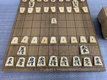 ★在 折り畳み将棋盤 御将棋駒 セット 天童特産 玉山作★_画像3