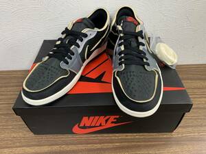 ☆11790-4 未使用 ナイキ/NIKE AIR JORDAN 1 RETRO LOW OG EX DV0982-006 28.0cm 箱付き ブラック/スモーキーグレー☆