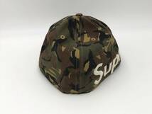 12091-7/Supreme/シュプリーム ‘Camo Side Logo New Era' サイドロゴ ニューエラキャップ カモ 迷彩 7 1/2 59.6㎝_画像10