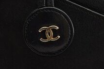 シャネル ビコローレ ラムスキン マトラッセ ココマーク チェーン トートバッグ ブラック CHANEL_画像10