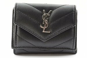 YSL ミニウォレット レザー コンパクト