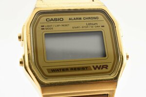 カシオ デジタルワールドタイム ヴィンテージ ゴールド クォーツ メンズ 腕時計 CASIO