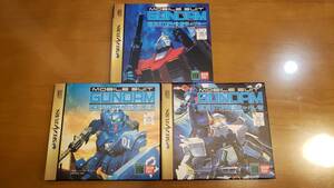 中古 セガ サターン 機動戦士ガンダム外伝 Ⅰ Ⅱ Ⅲ セット SEGA SATURNTHE BLUE DESTINY