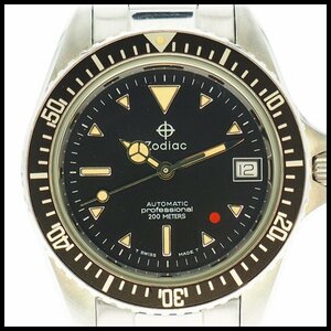 ●中古・稼働品●ZODIAC ゾディアック プロフェッショナル 113.13.30 200m ダイバー 回転ベゼル 自動巻き ※本体のみ