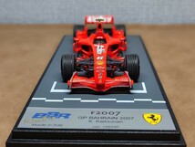 BBR 1/43 ferrari F2007 kimi raikkonen フェラーリ ライコネン world champion 2007バーレーンGPマルボロ仕様marlboro bahrain_画像2