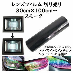 ヘッドライト フィルム 30ｃｍ×100ｃｍ～の切り売り スモーク フォグランプ テールランプ にも