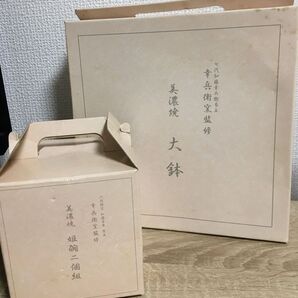 美濃焼 幸兵衛窯監修 大鉢&姫碗二個組