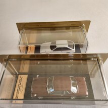 （ブリスター未開封）1/43 アシェット 国産名車プレミアムコレクション 42・43 コロナマークⅡ ピアッツァ 2台セット 定期購読用 外箱 冊子_画像5