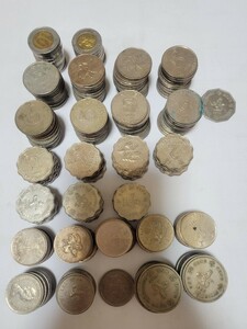 香港　硬貨 古銭 コイン10ドル5ドル2ドル1ドルまとめ売り　合計811ドル