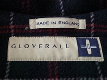 イングランド製 GLOVERALL グローバーオール 90年代 紺 ウール ダッフル ロング コート サイズ EUR46 M相当_画像8