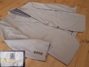 Aquascutum Aquascutum wool all season pin check 2. tailored jacket blaser size XL corresponding 