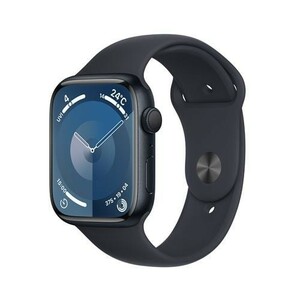 ①【新品、未開封】Apple Watch Series 9 GPSモデル 45mm MR9A3J/A [ミッドナイトスポーツバンド M/L] 