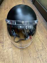 ジェットヘルメット　フリーサイズ　メーカー不明　倉庫G棚前_画像3