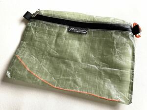 Mountain Laurel Designs DCF ZIP POUCHES GREEN マウンテンローレルデザイン　ポーチ　登山　トレラン　UL　ハイク　山と道　軽量