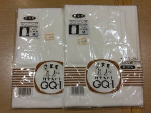 《新品》GUNZE メンズ ランニングシャツ 2枚セット Mサイズ 肌着 インナー アンダーウェア 紳士物 グンゼ c120/263