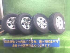 ハイラックス サーフ タイヤ ホイール 純正アルミ 265/70R16 6H PCD139.7 16×7J センターキャップ付 傷・腐食有り タイヤ要交換 ★4個口★