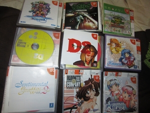 DC Dreamcast game soft 9 pcs set operation not yet verification case lack of 