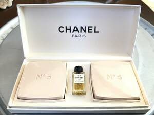  ★　CHANEL シャネル　N°5 サヴォン　石鹸 2個 75g N°5 オードゥ トワレット　1個 セット 未使用 ★