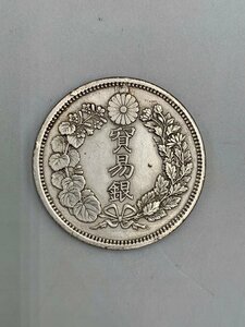 貿易銀　明治8年　重量約27.2g　日本　古銭　貨幣