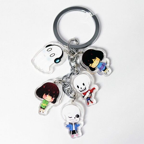 5キャラ アクリルキーホルダー Undertale Bタイプ