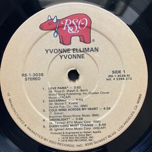 LP YVONNE ELLIMAN / YVONNEの画像7