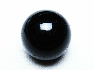 誠安◆天然石高級品モリオン 純天然 黒水晶 原石 23mm [T220-8020]