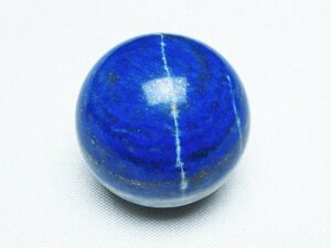 誠安◆天然石最高級品ラピスラズリ丸玉 30mm [T218-2128]
