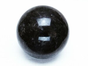 誠安◆超レア極品天然AAAモリオン 純天然 黒水晶 丸玉 65mm [T572-8912]
